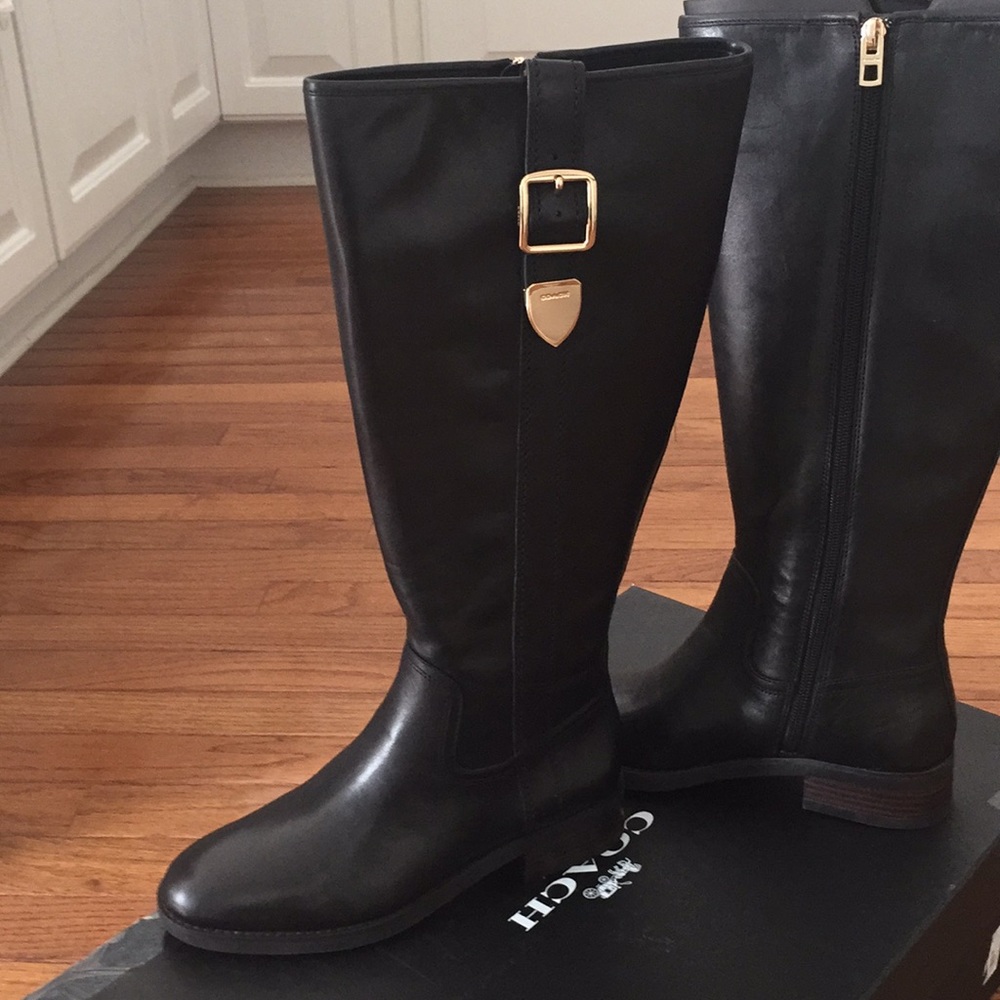 Coach Easton Semi Matte boots